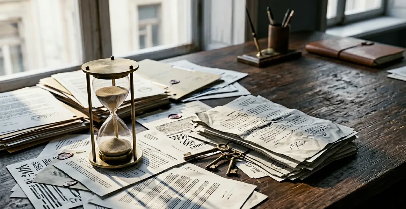 Représentation éditoriale de la complexité administrative d'une procédure d'expulsion locative en France