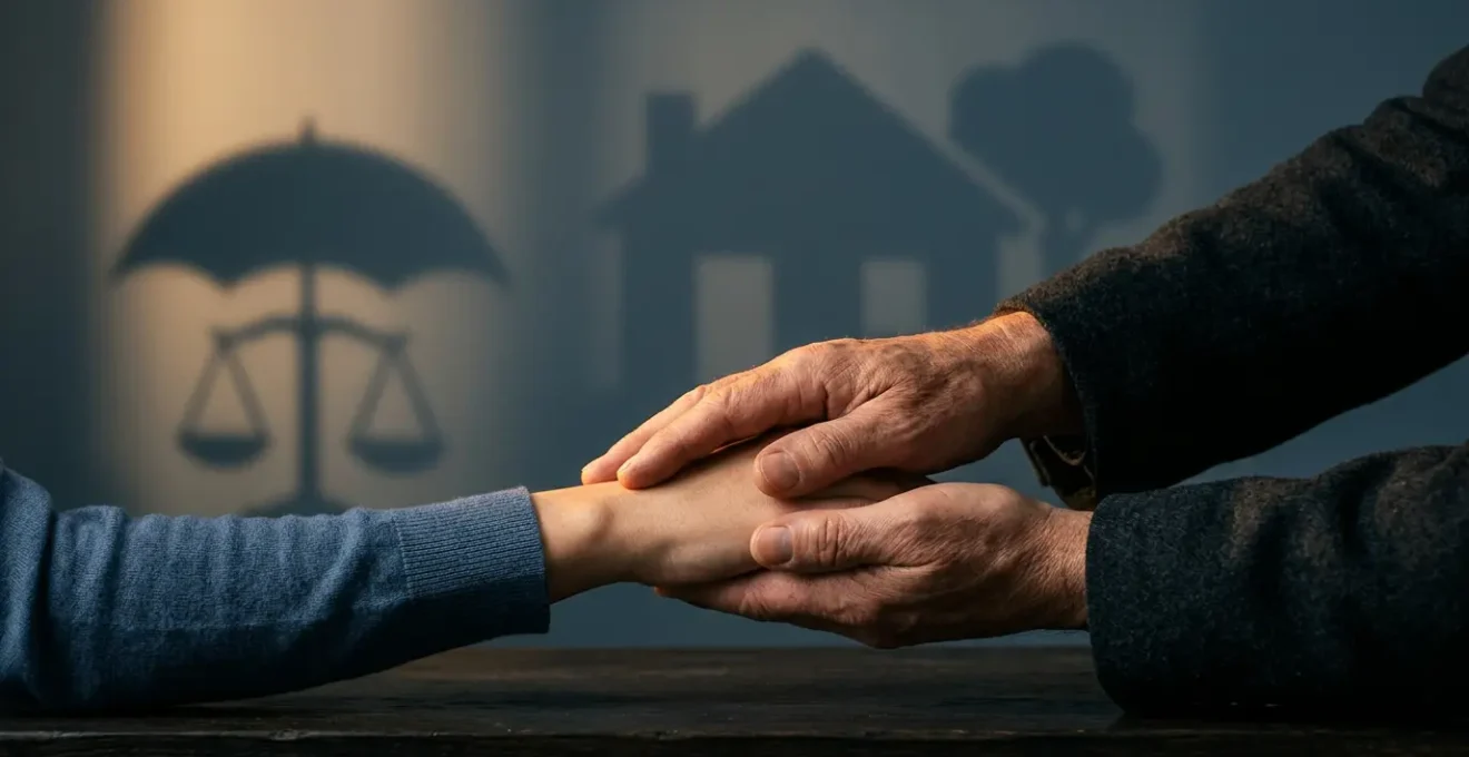 Illustration symbolique montrant les enjeux de la garantie invalidité dans l'assurance de prêt immobilier