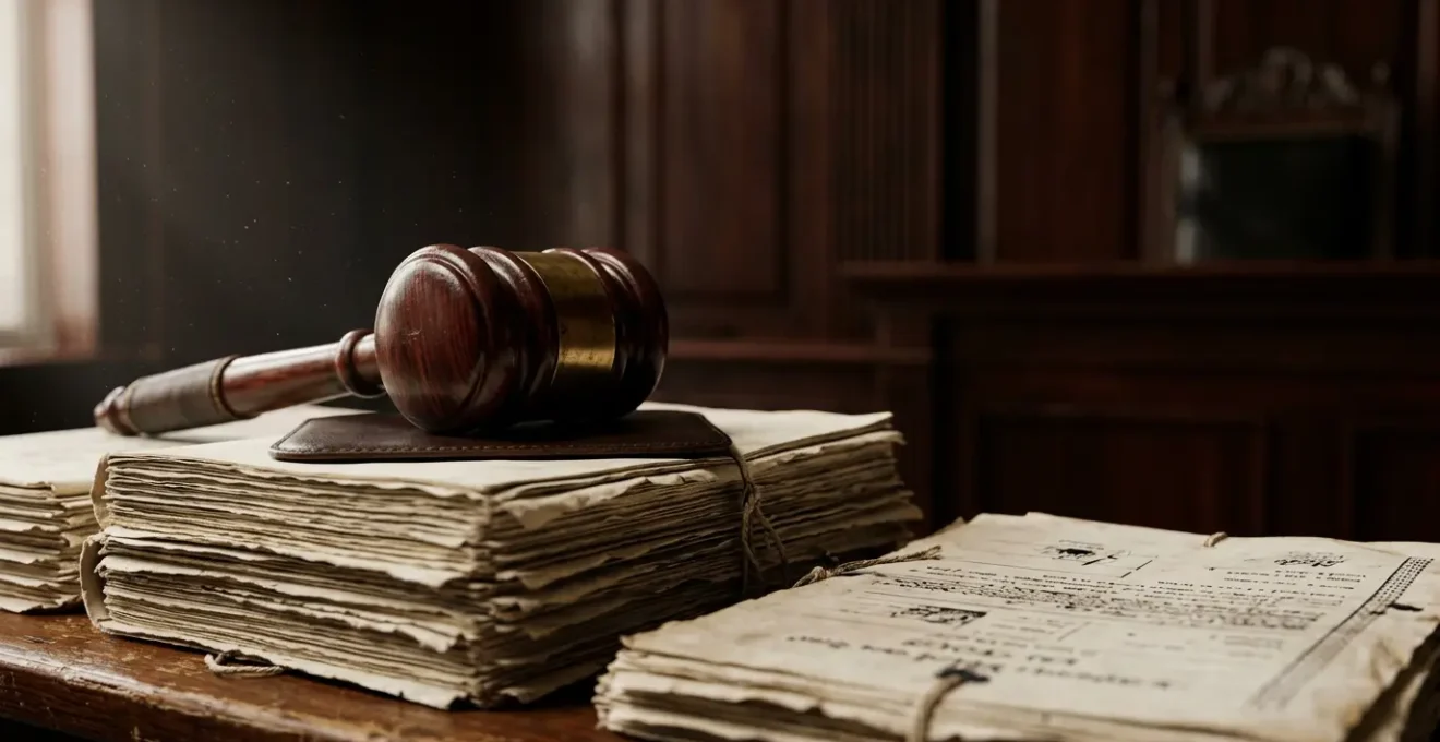 Représentation symbolique d'une procédure judiciaire en droit immobilier illustrant l'urgence et la rigueur procédurale