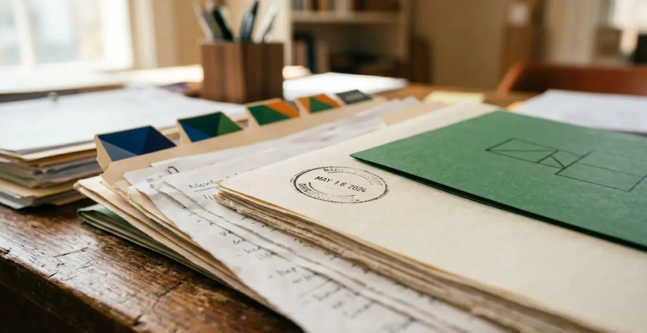 Documentation organisée pour prouver les démarches de relocation d'un bien immobilier